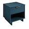 Manhattan Comfort Granville Midnight Blue 1-Drawer Nightstand, 2PK 2-NS-5004 - alternate 3